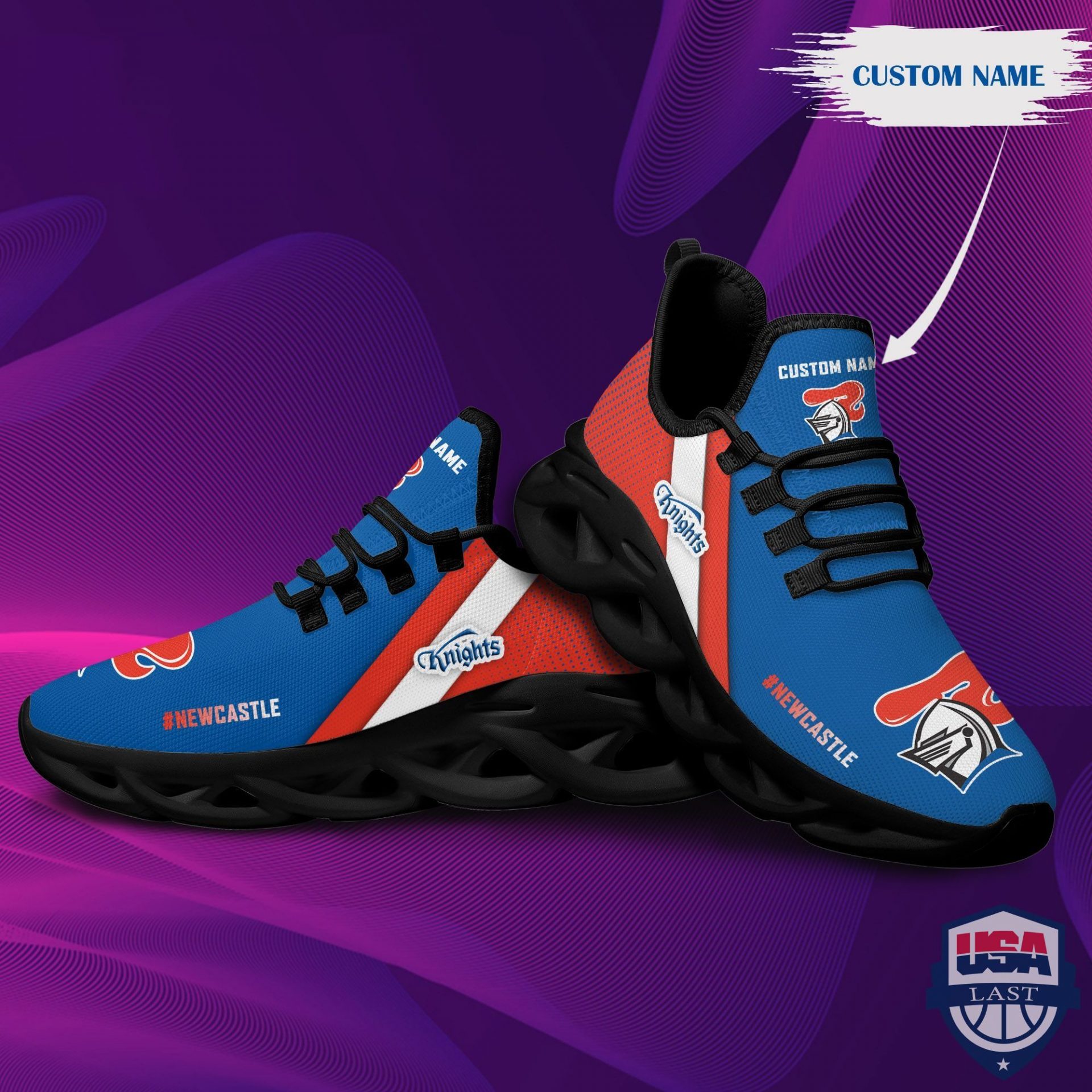 NRL Newcastle Knights Max Soul Shoes V6 NRL Newcastle Knights Max Soul Shoes V6