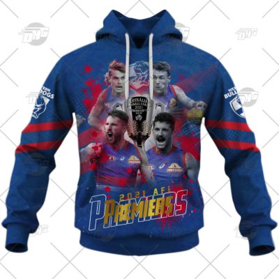 AFL Western Bulldogs 2021 Premiers Pullover Hoodie