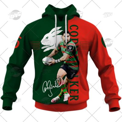 NRL South Sydney Rabbitohs Cody Walker Elite Player Pullover Hoodie Style T17