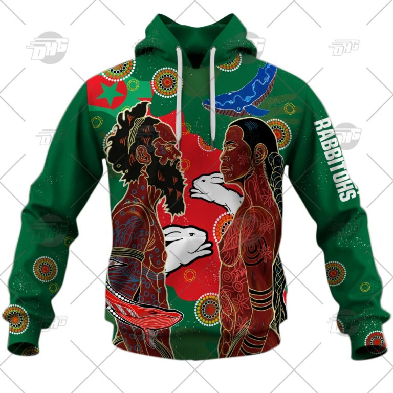 NRL South Sydney Rabbitohs Indigenous 2022 NAIDOC Week Pullover Hoodie NRL South Sydney Rabbitohs Indigenous 2022 NAIDOC Week Pullover Hoodie