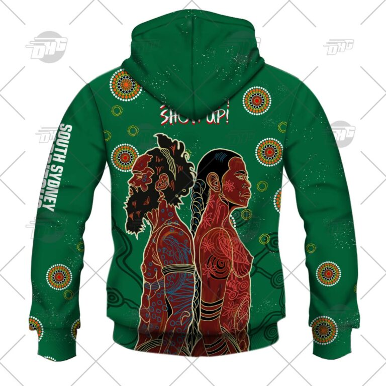 NRL South Sydney Rabbitohs Indigenous 2022 NAIDOC Week Pullover Hoodie NRL South Sydney Rabbitohs Indigenous 2022 NAIDOC Week Pullover Hoodie