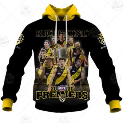 AFL Richmond Tigers Grand Final 2020 Premiers Pullover Hoodie