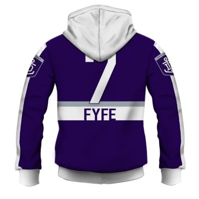 AFL Fremantle Dockers Nat Fyfe No 7 Pullover Hoodie