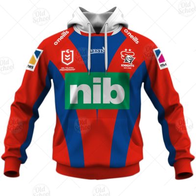 NRL Newcastle Knights Custom Name Number 2021 Heritage Pullover Hoodie