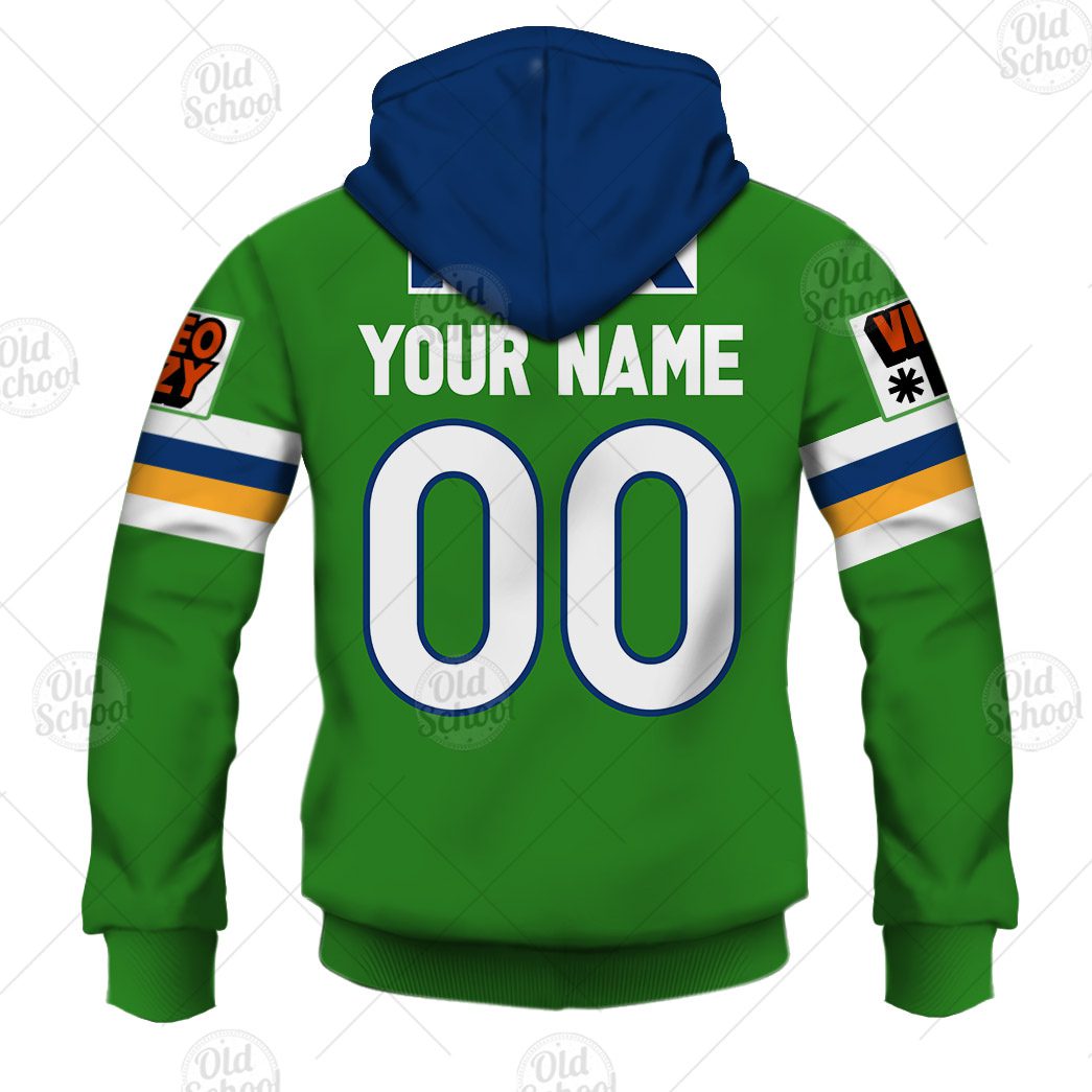 NRL Canberra Raiders Custom Name Number 1994 Vintage Pullover Hoodie
