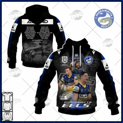 NRL Parramatta Eels Memorable 2021 Moments Pullover Hoodie