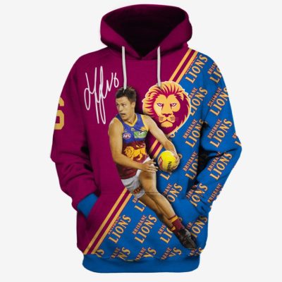 AFL Brisbane Lions Hugh McCluggage #6 Pullover Hoodie