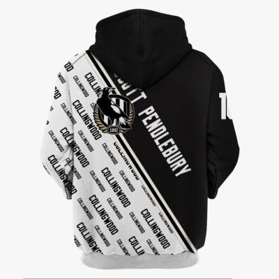 AFL Collingwood Magpies Scott Pendlebury #10 Pullover Hoodie