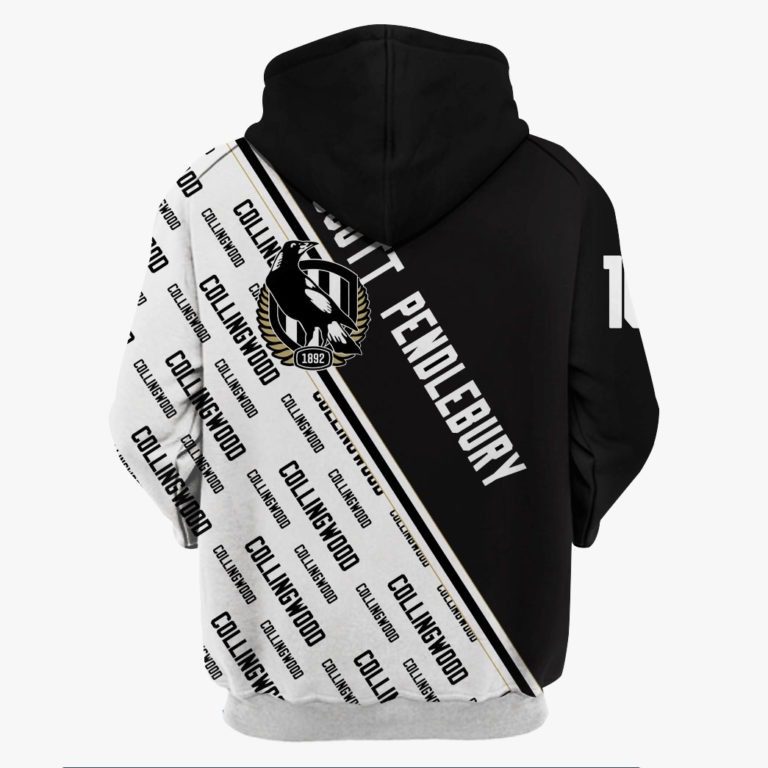 AFL Collingwood Magpies Scott Pendlebury #10 Pullover Hoodie AFL Collingwood Magpies Scott Pendlebury #10 Pullover Hoodie