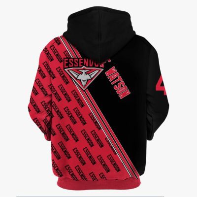 AFL Essendon Bombers Jobe Watson #4 Pullover Hoodie