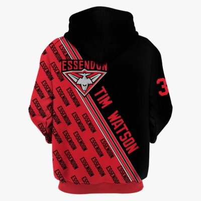 AFL Essendon Bombers Tim Watson #33 Pullover Hoodie