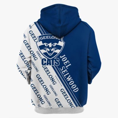 AFL Geelong Cats Joel Selwood #14 Pullover Hoodie