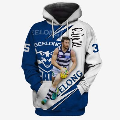 AFL Geelong Cats Patrick Dangerfield #35 Pullover Hoodie V2