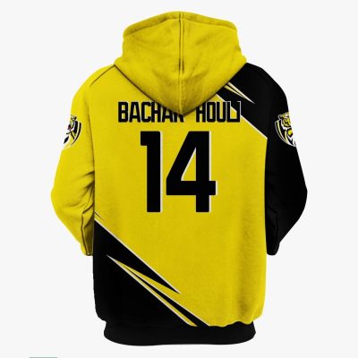 AFL Richmond Tigers Bachar Houli No 14 Pullover Hoodie
