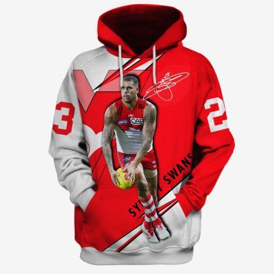 AFL Sydney Swans Lance Franklin #23 Pullover Hoodie