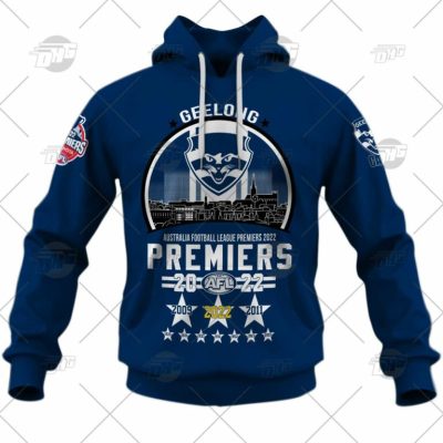 AFL Geelong Cats Premiers 2022 Pullover Hoodie