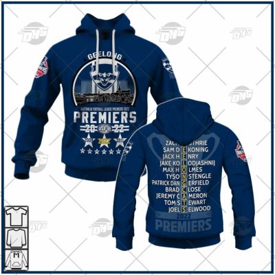 AFL Geelong Cats Premiers 2022 Pullover Hoodie