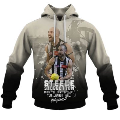 AFL Collingwood Magpies Steele Sidebottom #22 Pullover Hoodie