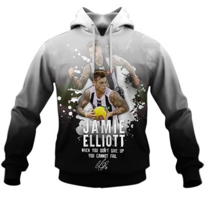 AFL Collingwood Magpies Jamie Elliott #5 Pullover Hoodie