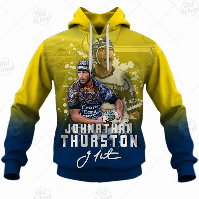 NRL North Queensland Cowboys Johnathan Thurston #7 Pullover Hoodie V7 NRL North Queensland Cowboys Johnathan Thurston #7 Pullover Hoodie V7