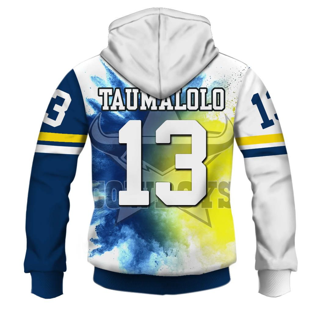 NRL North Queensland Cowboys Jason Taumalolo Pullover Hoodie NRL North Queensland Cowboys Jason Taumalolo Pullover Hoodie