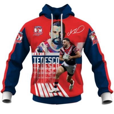 NRL Sydney Roosters James Tedesco Pullover Hoodie
