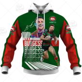 NRL South Sydney Rabbitohs Sam Burgess No 12 Pullover Hoodie V3