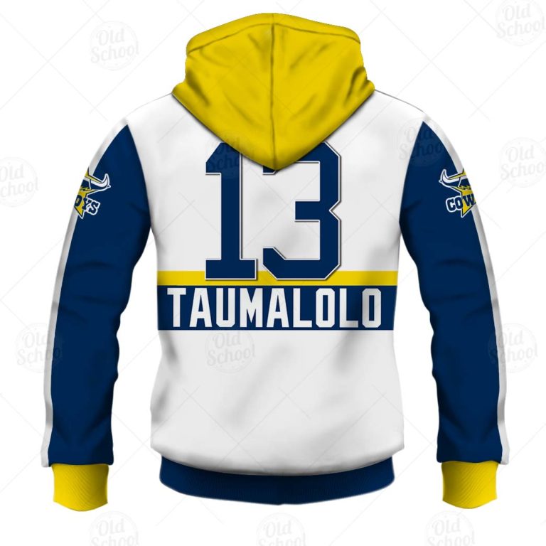 NRL North Queensland Cowboys Jason Taumalolo #13 Pullover Hoodie V7 NRL North Queensland Cowboys Jason Taumalolo #13 Pullover Hoodie V7