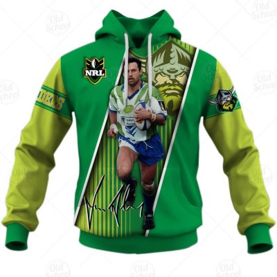 NRL Canberra Raiders #6 Laurie Daley Pullover Hoodie V11