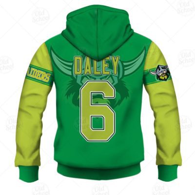 NRL Canberra Raiders #6 Laurie Daley Pullover Hoodie V11