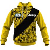AFL Richmond Tigers Custom Name Number The Simpsons Pullover Hoodie