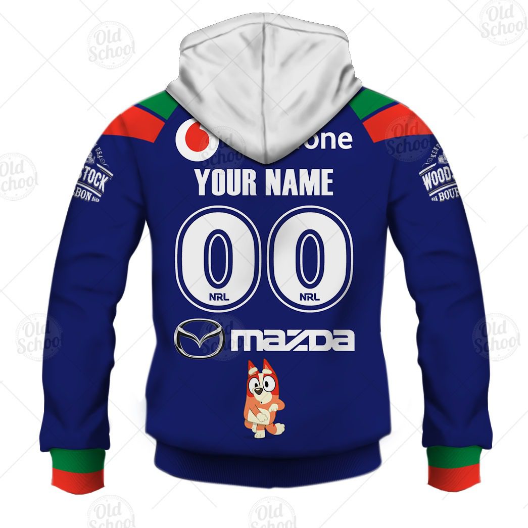 NRL New Zealand Warriors Custom Name Number x Bluey Jersey 2020 Pullover Hoodie NRL New Zealand Warriors Custom Name Number x Bluey Jersey 2020 Pullover Hoodie