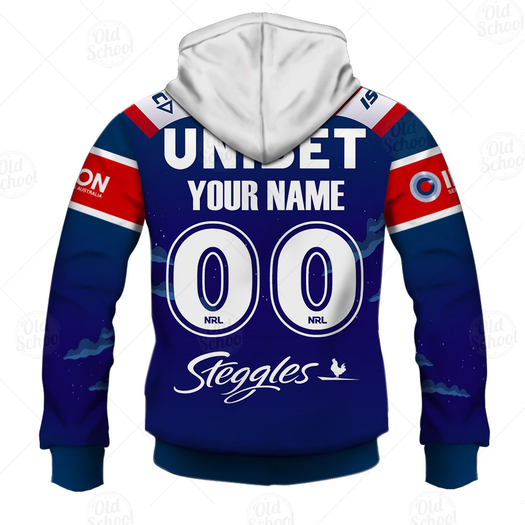 NRL Sydney Roosters Custom Name Number x The Simpsons 2020 Halloween Pullover Hoodie NRL Sydney Roosters Custom Name Number x The Simpsons 2020 Halloween Pullover Hoodie
