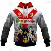 Mon Yourname Nrlsimpsons005 Hoodie Front.jpg - demo10