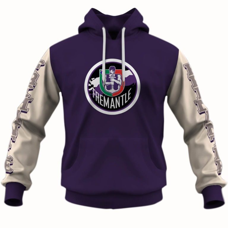 AFL Fremantle Dockers Custom Name Number Vintage Retro Pullover Hoodie V2 AFL Fremantle Dockers Custom Name Number Vintage Retro Pullover Hoodie V2