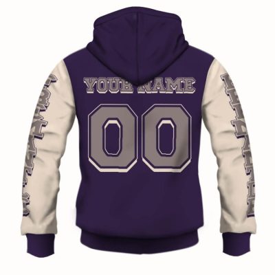 AFL Fremantle Dockers Custom Name Number Vintage Retro Pullover Hoodie V2