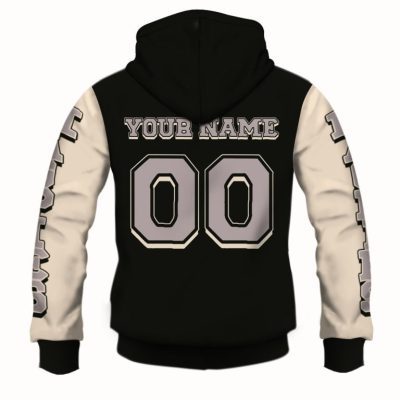 AFL Collingwood Magpies Custom Name Number Vintage Retro Pullover Hoodie V2