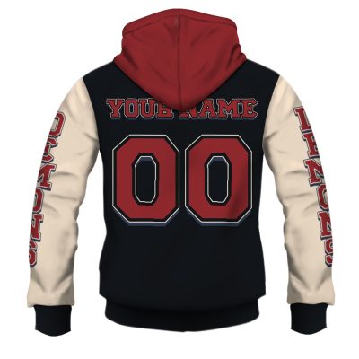 AFL Melbourne Demons Custom Name Number Vintage Retro Pullover Hoodie