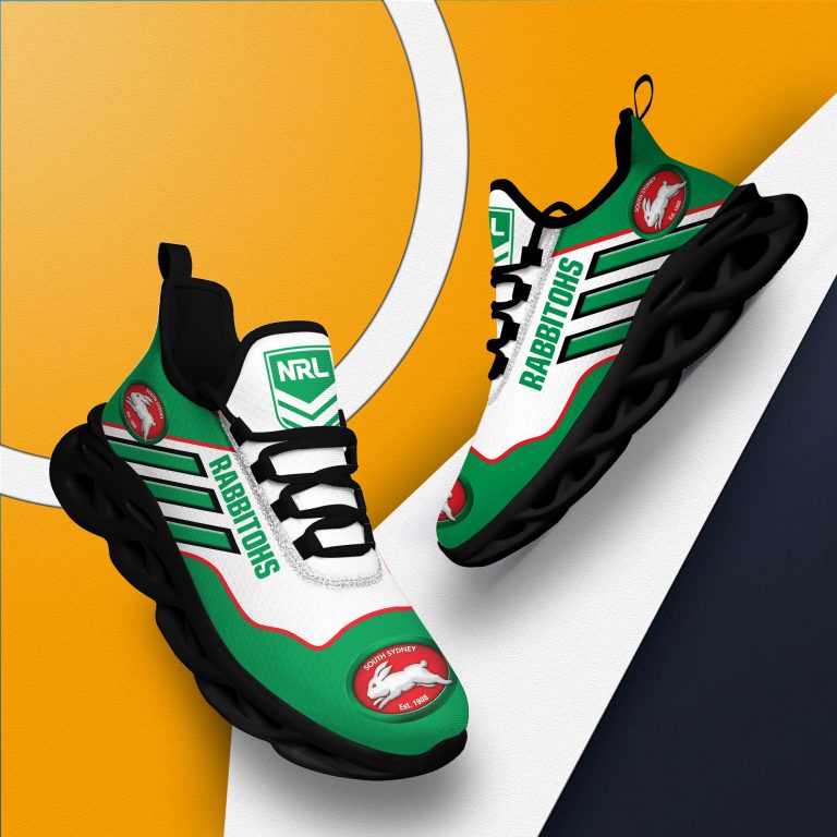 NRL South Sydney Rabbitohs Green White Max Soul Shoes NRL South Sydney Rabbitohs Green White Max Soul Shoes