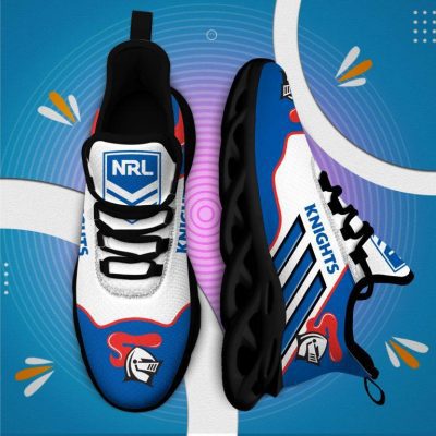 NRL Newcastle Knights White Blue Max Soul Shoes