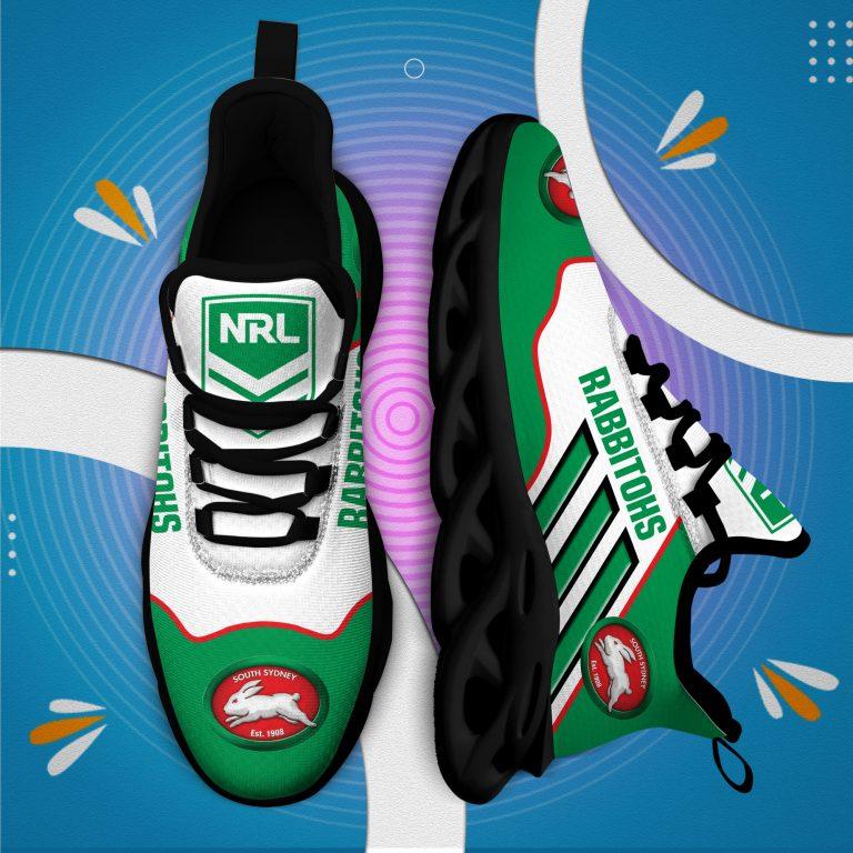 NRL South Sydney Rabbitohs Green White Max Soul Shoes NRL South Sydney Rabbitohs Green White Max Soul Shoes