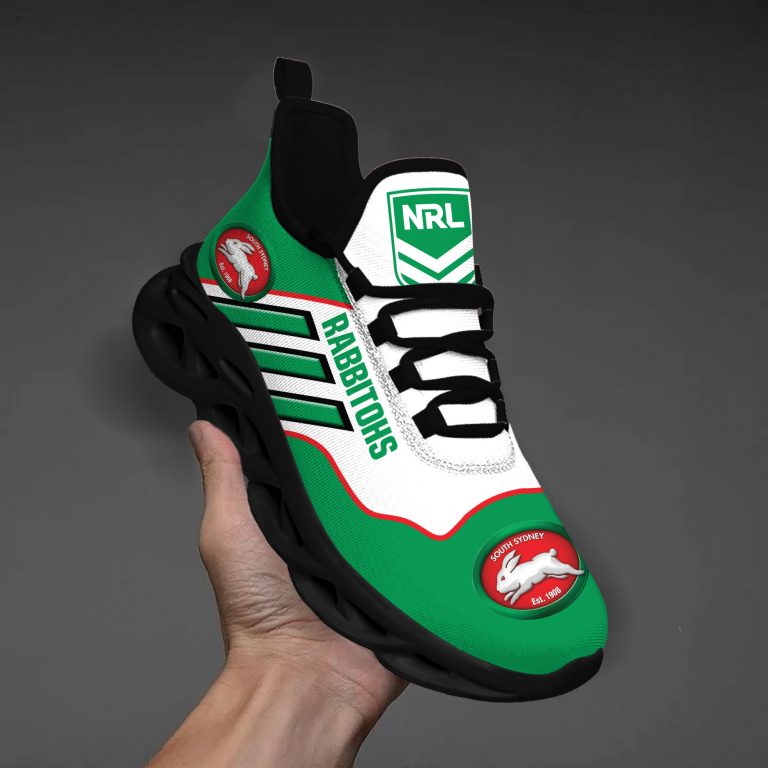 NRL South Sydney Rabbitohs Green White Max Soul Shoes NRL South Sydney Rabbitohs Green White Max Soul Shoes