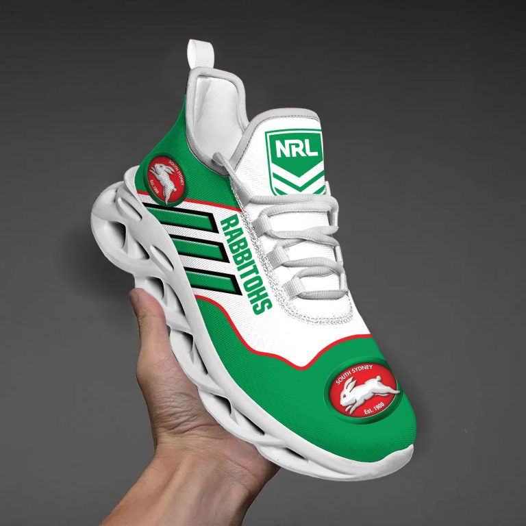 NRL South Sydney Rabbitohs Green White Max Soul Shoes NRL South Sydney Rabbitohs Green White Max Soul Shoes