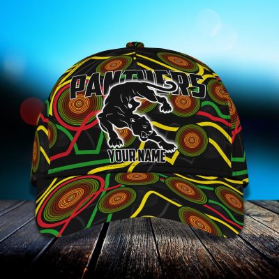 NRL Penrith Panthers Custom Name Indigenous Classic Cap