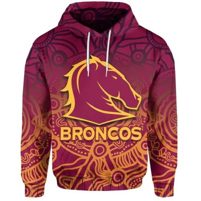 NRL Brisbane Broncos Aboriginal Pullover Hoodie