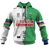 Nrl Canberra Raiders Custom Name Number 2023 Mix Jersey V2 Pullover Hoodie Front.jpg - demo10