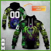 Nrl Canberra Raiders Custom Name Number Rose Dragon Pullover Hoodie Front Back.jpg - demo10