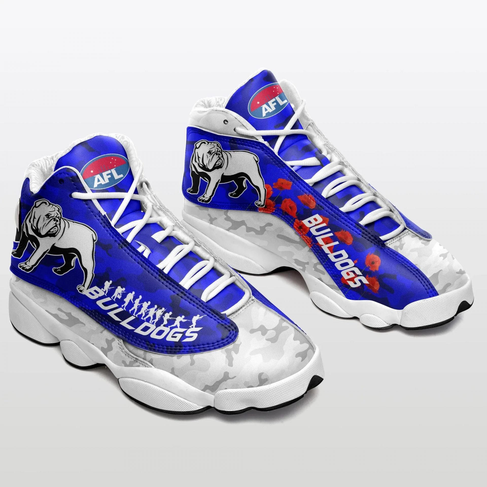 NRL Canterbury-Bankstown Bulldogs ANZAC Day Air Jordan 13 Shoes NRL Canterbury-Bankstown Bulldogs ANZAC Day Air Jordan 13 Shoes