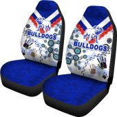 Nrl Canterbury Bankstown Bulldogs Anzac Day Indigenous Car Seat Covers 1.jpg - demo10