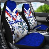 Nrl Canterbury Bankstown Bulldogs Anzac Day Indigenous Car Seat Covers 4.jpg - demo10